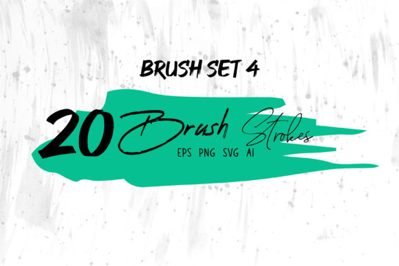 Abstract Grunge Brush Set 4: Versatile Art Assets