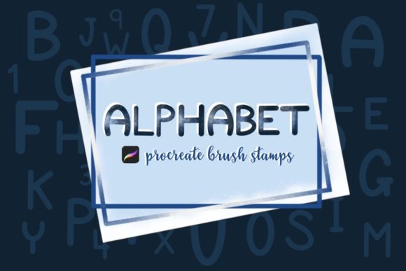Alphabet Procreate Brush Stamps: Speed Up Your iPad Lettering Workflow