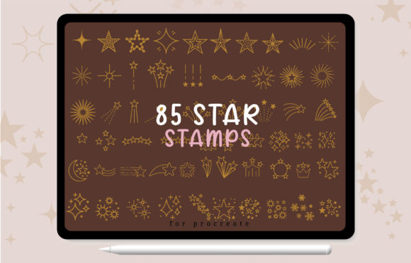 Elevating Digital Illustration: The Strategic Value of Brush Stamp Procreate - Star Sparkle