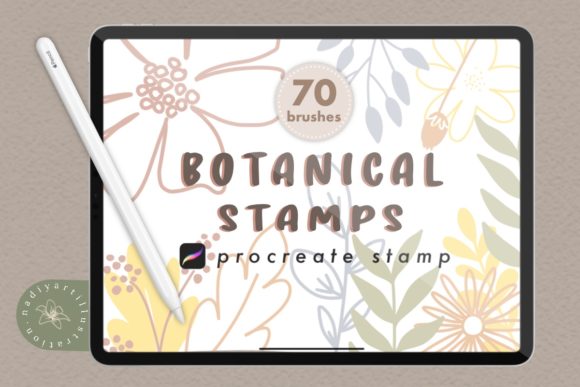 Enhancing Digital Artistry with Botanical Procreate Stamps and Flower Stamps