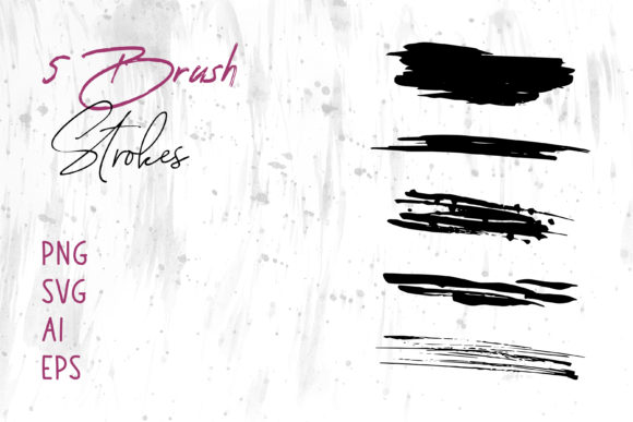 Grunge Brush Strokes: Raw Texture for Bold Designs