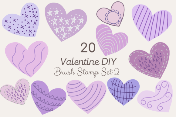 Integrating the 20 Valentine DIY Brush Stamp Set into Your Procreate Workflow