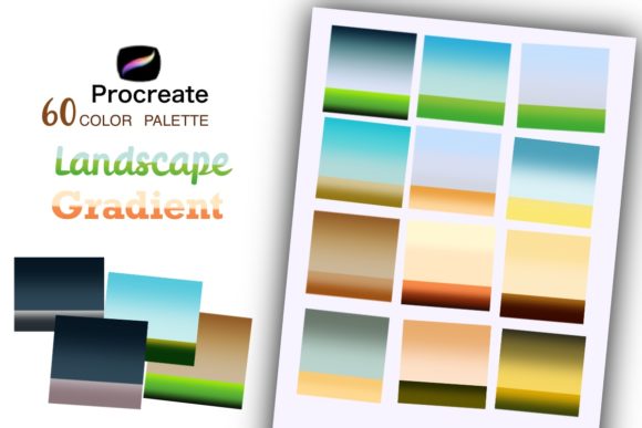 Mastering the Procreate Palette Landscape Gradient 60 for Digital Artistry