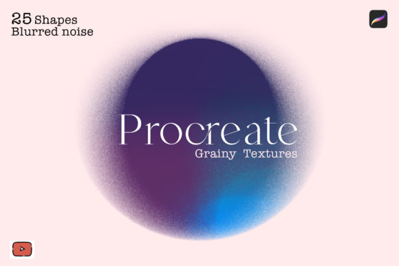 Mastering the Retro Aesthetic with 25 Grainy Stamps for Procreate