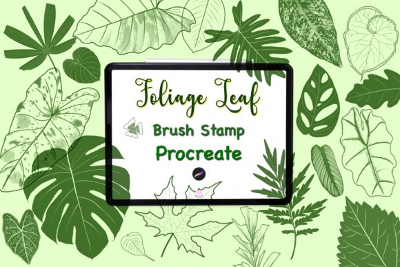 Procreate Brush Stamp Leaf Foliage: Elevate Your Digital Art with Botanical Precision