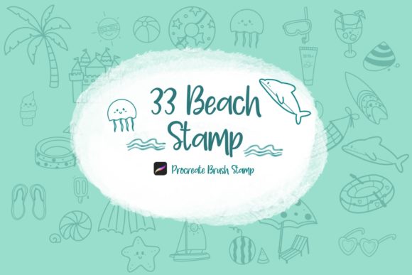 Unlocking Summer Vibes: A Deep Dive into the Procreate Beach Stamp Brush Set